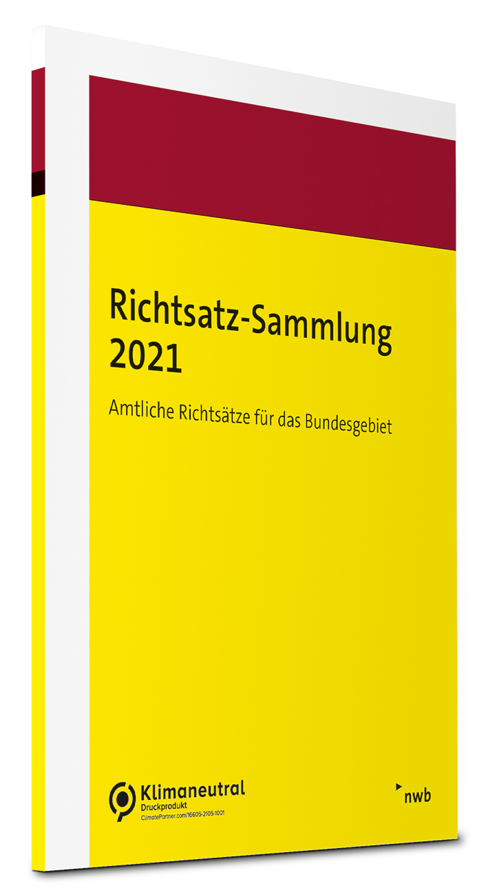Richtsatz-Sammlung 2021
