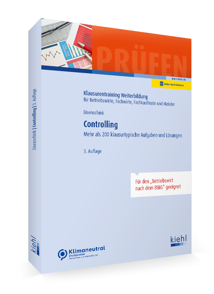 Controlling Buch Cover kiehl Verlag