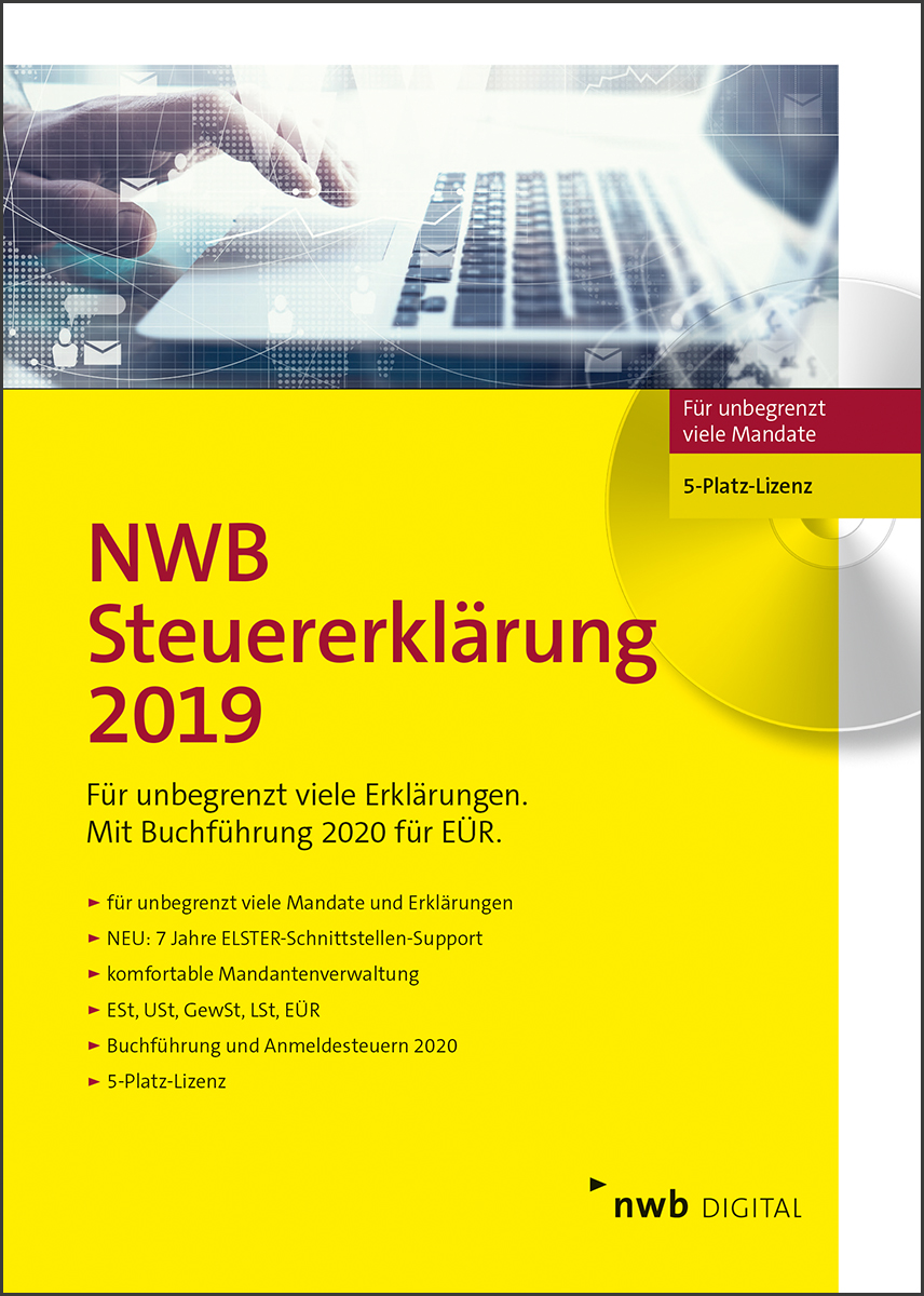 NWB Steuererklärung 2019 - 5-Platz-Version