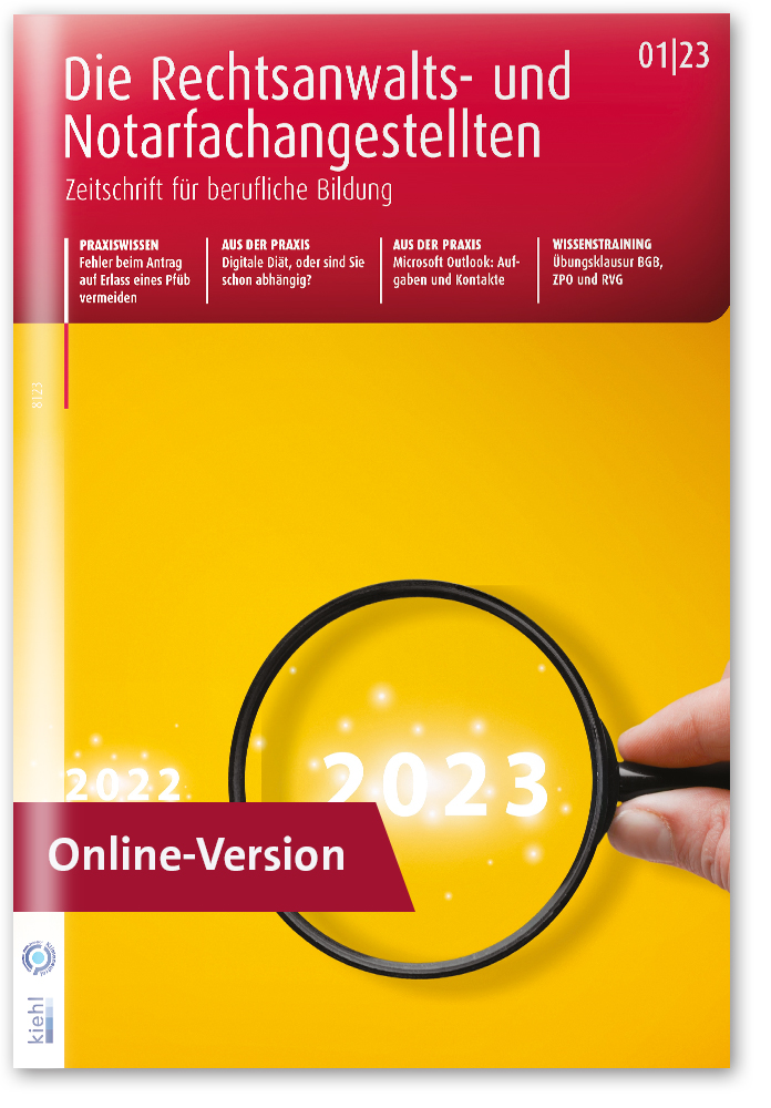 Die Rechtsanwalts- und Notarfachangestellten Online